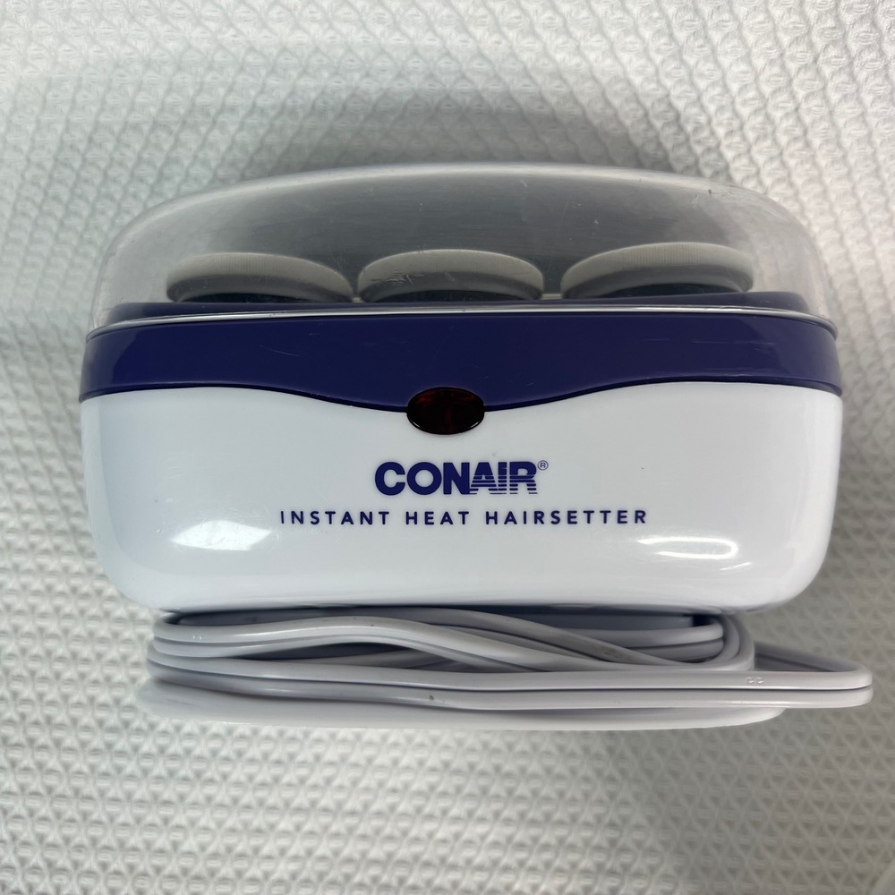 Conair Instant Heat Hairsetter Travel (2) Sets of 5 Flocked Rollers Dual Voltage - Picture 10 of 11